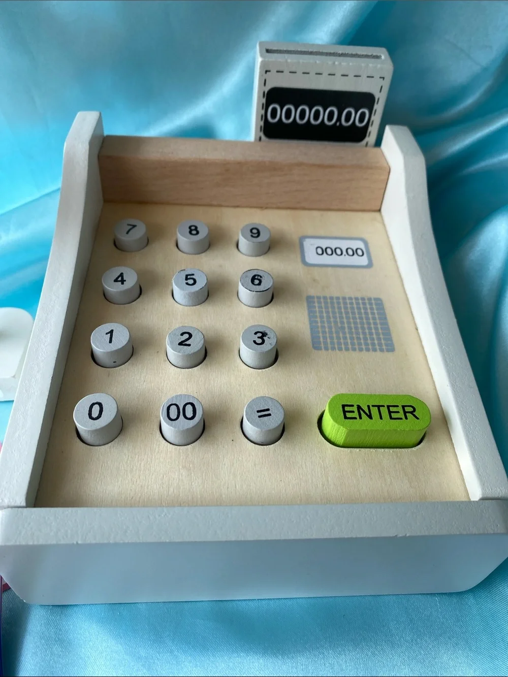 Legler Small Foot Wooden Toy Cash Register with Play Money